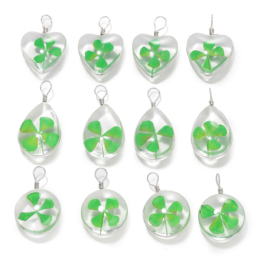 5 Stück grüner glücklicher vie – Red Clover Flower Bewertung und Preis